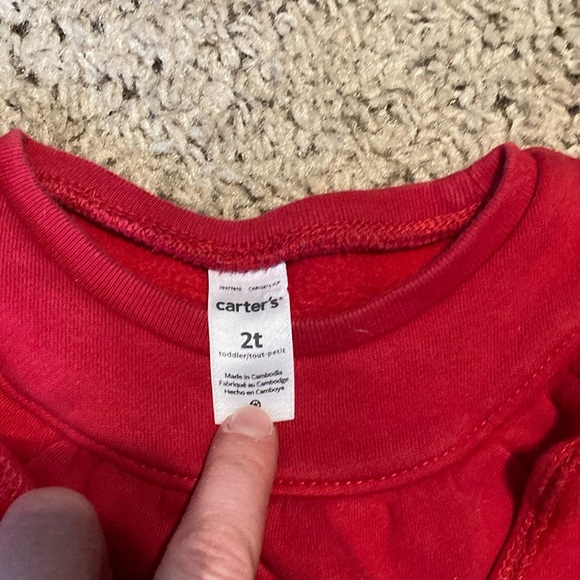 Carter's Red and Black Plaid Kids Matching Set - Picture 6 of 6